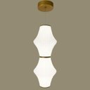 Ver imagem 2 de Pendente Samurai 28W 2520lm Multitemperatura Dourado 54x21cm Dimerizável com Controle Remoto Design 