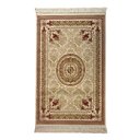 Ver imagem 1 de Tapete Persa Bege com Vermelho Ideal para Sala e Quarto - 133x190cm