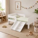 Ver imagem 2 de Mini Cama Infantil Montessoriana Bella + Colchão Branco