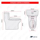 Ver imagem 4 de Vaso Sanitário Monobloco Cerâmica Modelo Linter Vab0025