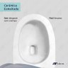 Vaso Sanitário Monobloco Cerâmica Modelo Linter Vab0025 - 3