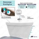 Ver imagem 2 de Vaso Sanitário Monobloco Cerâmica Modelo Linter Vab0025