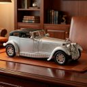 Ver imagem 4 de Carro Miniatura Colecionável Fricção Antigo Clássic Kit 2pçs