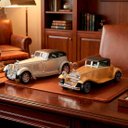 Ver imagem 1 de Carro Miniatura Colecionável Fricção Antigo Clássic Kit 2pçs