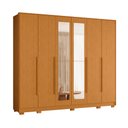 Ver imagem 1 de Guarda Roupa Grande 6 Portas 6 Gavetas com Espelho