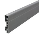 Ver imagem 2 de Rodapé de Pvc 7cmx15mmx2,40m Master 6 Un Bariri - Tk:cinza