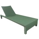 Ver imagem 1 de Espreguiçadeira Grécia Alumínio Corda Náutica Regulagem Piscina Trama Original