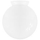 Ver imagem 1 de Globo de Vidro Lustre Branco Brilho Esférico com Colar 08x15