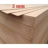 Chapa Mdf Cru 3mm Placa Artesanato 15x15 - 50und - 2