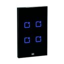 Ver imagem 1 de Interruptor Inteligente Touch Zigbee 4 Botões 4x2 Preto - Weg