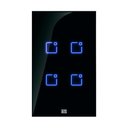 Ver imagem 3 de Interruptor Inteligente Touch Zigbee 4 Botões 4x2 Preto - Weg