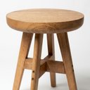Ver imagem 2 de Banquinho 29cm em Madeira Maciça para Apoio e Decoração – Banco Compacto Resistente – Arveni