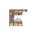 Ver imagem 2 de Armário de Cozinha com Balcão Juma Atacama/off White - Aramoveis