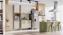 Ver imagem 1 de Armário de Cozinha com Balcão Juma Atacama/off White - Aramoveis