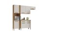 Ver imagem 3 de Armário de Cozinha com Balcão Juma Atacama/off White - Aramoveis
