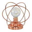 Ver imagem 1 de Luminária Decorativa Metal Cobre LED 17x17cm Qf0005