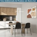 Ver mais imagens de Kit 4 Cadeiras Bilbao Fratini Encosto Polipropileno Nude Assento Almofada Nude Base Aço Nude