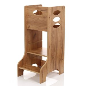 Torre de Aprendizagem Escada Montessori Criança Cozinha