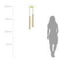 Ver imagem 6 de Pendente Tubo Duplo Alumínio Dourado P/ LED MR11 GU10 ST1697