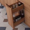 Ver mais imagens de Kit Cozinha Compacta 240cm com 10 Portas e 4 Gavetas Astra Lukaliam Móveis