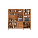 Ver imagem 3 de Kit Cozinha Compacta 240cm com 10 Portas e 4 Gavetas Astra Lukaliam Móveis