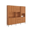 Ver imagem 5 de Kit Cozinha Compacta 240cm com 10 Portas e 4 Gavetas Astra Lukaliam Móveis