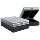 Ver imagem 1 de Cama Box Baú Queen: Colchão Probel - Ep Firmepedic Prodormir Advanced Tech1000 Plusbase Suede Gray