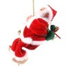 Papai noel musical com movimento desce e sobe a corrente - 1