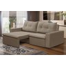 Sofá Retrátil 2 lugares 1,80m Luana Suede Capuccino Madelina Decor - 1