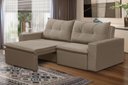 Ver imagem 1 de Sofá Retrátil 2 lugares 1,80m Luana Suede Capuccino Madelina Decor
