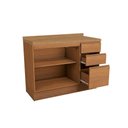 Ver imagem 5 de Balcão de Cozinha C/ Tampo Ciela R626 C/ 2 Portas e 3 Gavetas 120cm Canela - Kappesberg