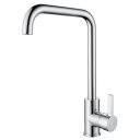 Ver imagem 1 de Torneira Misturador Monocomando Cozinha Gourmet Inox Brilhante Me15