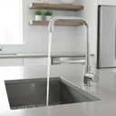 Ver imagem 3 de Torneira Misturador Monocomando Cozinha Gourmet Inox Brilhante Me15