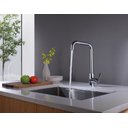 Ver imagem 6 de Torneira Misturador Monocomando Cozinha Gourmet Inox Brilhante Me15