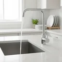 Ver imagem 2 de Torneira Misturador Monocomando Cozinha Gourmet Inox Brilhante Me15