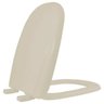 Assento Sanitário Plástico Sabatini PP Convencional Areia 02 - Icasa - AST802 - 1