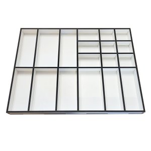 Porta Joias Organizador em Mdf Branco 50cm X 38cm