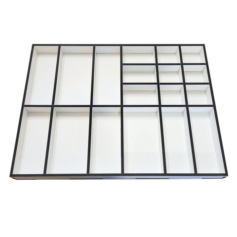 Porta Joias Organizador em Mdf Branco 50cm X 38cm