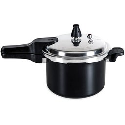 Panela de Pressão Indução Antiaderente Brinox 5,4l Ceramic Life Preto Super 4954/102 - 2