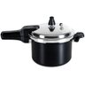 Panela de Pressão Indução Antiaderente Brinox 5,4l Ceramic Life Preto Super 4954/102 - 2