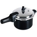 Ver imagem 1 de Panela de Pressão Indução Antiaderente Brinox 5,4l Ceramic Life Preto Super 4954/102