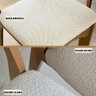 Conjunto de Jantar 6 Lugares Mesa 1,80m em Mdf e Base Ripada - 8