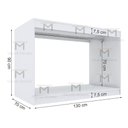 Ver imagem 2 de ILHA CABIDEIO PARA LOJA OU CLOSET M314.B MUNDI MOVEIS