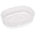 Ver imagem 5 de Kit banheiro lavabo transparente com rose elegant lyor 3 Pçs