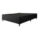 Ver imagem 1 de Cama Box Casal 1,38M Com 38Cm De Altura Prince Preto
