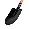 Pá Vanga de Bico Construção em Aço Carbono Cabo Reto 141cm Minasul - 3