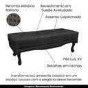 Ver imagem 3 de Recamier Decorativo 195cm Loewe Suede Pés de Madeira Preto - Gran Belo