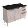 Balcão para Cozinha 3 Portas 2 Gavetas com Tampo Ig3G2-120 Jazz Itatiaia - 2