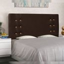 Ver imagem 5 de Cabeceira Decorativa Queen Size 1,60M Kors Suede Café - Gran Belo