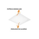 Ver imagem 2 de Kit 2 Painel Plafon Led 3000k Quadrado Embutir Branco Quente Taschibra
